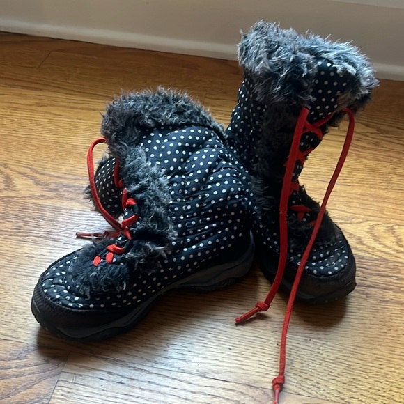 Other - North Face polkadot girls boots